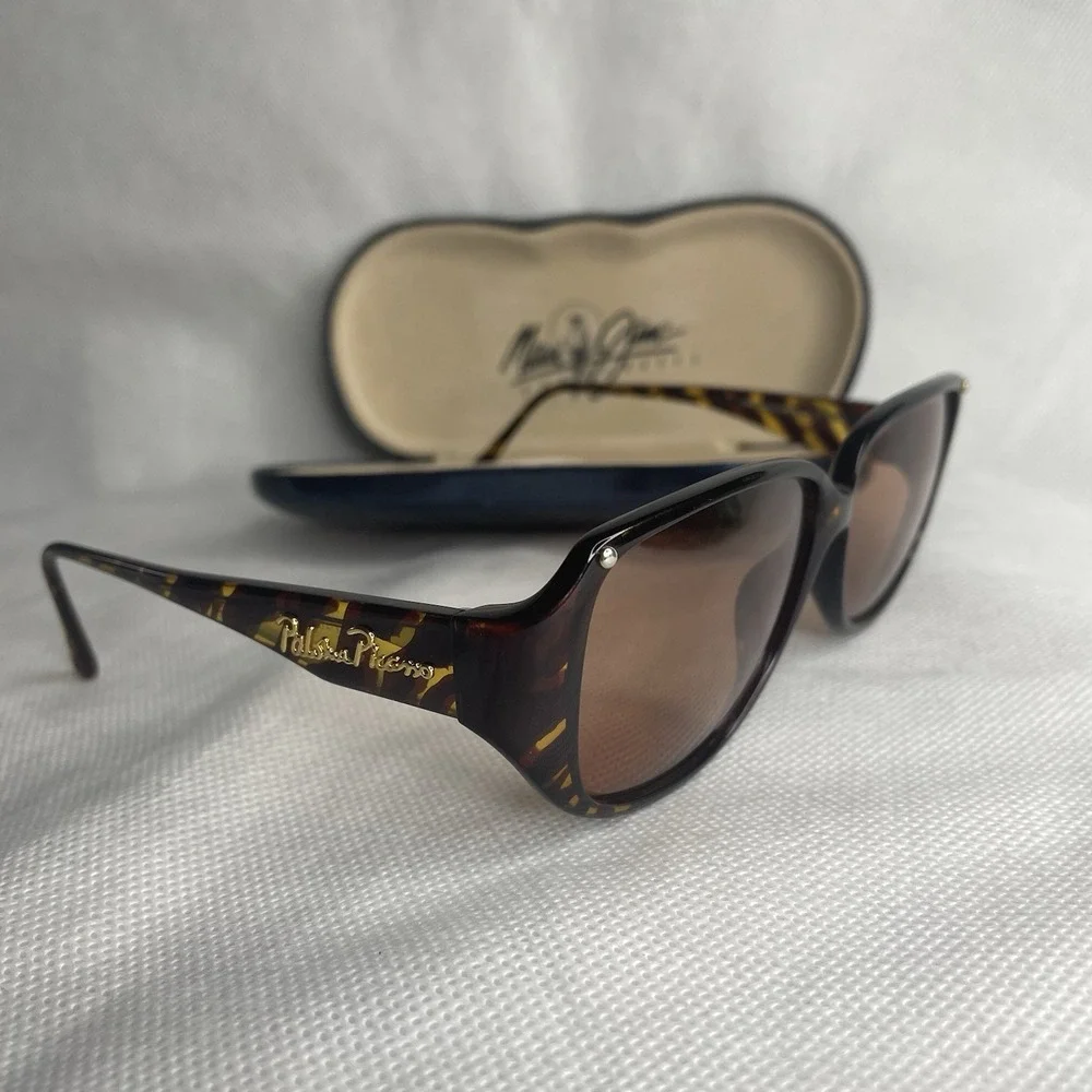VTG Paloma Picasso Sunglasses Brown Tortoise 3735 10-56-13 130 Made In Germany
